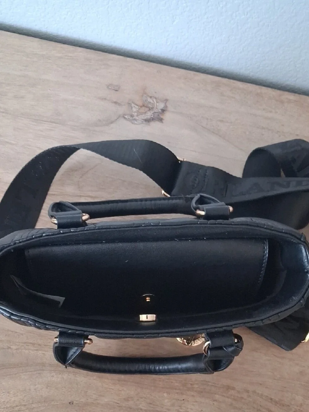 Quilted Black Top-Handle Womens Satchel